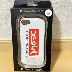 【新品未使用】iPhone8/7 ケース　iFace x-girl コラボ