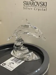 【美品・廃盤】SWAROVSKI イルカ ドルフィン 190365 箱付き