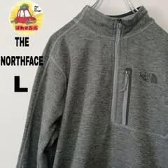 usa古着 THENORTHFACE　ハーフジップフリースジャケットL　グレー