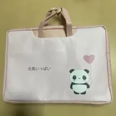 ★桃色ノートパソコン・タブレット兼用ケース - 手提げ＆ショルダー式