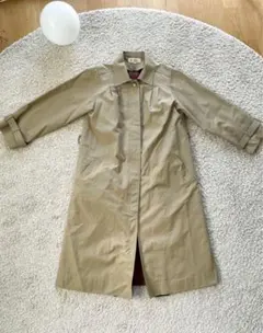【古着】ステンカラーコート　Aライン　ライナー付き