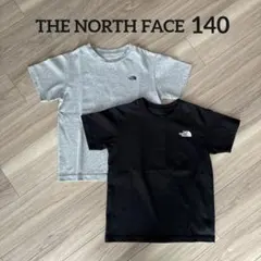 THE NORTH FACE Tシャツ 2枚セット　グレー　ブラック　140