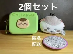 ちいかわ　くりまんじゅう　ミニシリコンポーチ　ミニがま口　りぼん　プライズ