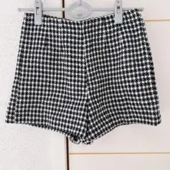 ZARA ザラ 千鳥格子 ショートパンツ チェック ボトムス