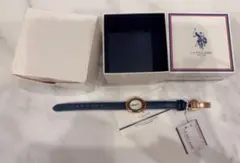 レディース 腕時計 日常生活防水 ステンレススチール US-3A-NV 紫 紺