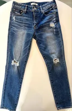 【美品】moussy マウジー　デニム　ダメージジーンズ オシャレ