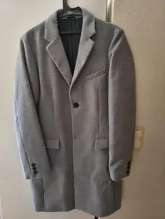 B:MING by BEAMS グレー系 シングルブレストチェスターコート L