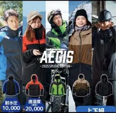 ワークマン　イージス 防水防寒スーツ プロブラック L 上下