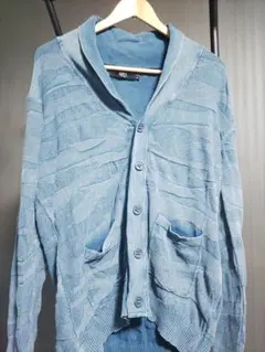 AZUL by moussy ピグメント加工　デザイン　カーディガン