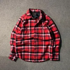 00s OLD UNIQLO ヘビーウェイト ネルシャツ 長袖 チェック L