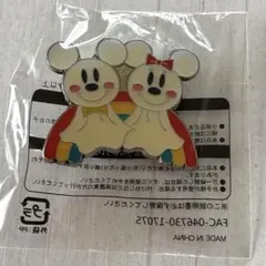 ディズニー　Disney 雨の日限定　ミッキー ミニー ピンバッジ