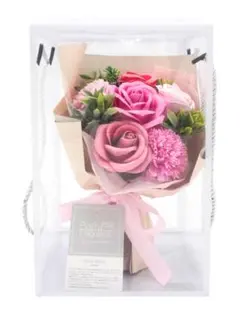ケース入りブーケ ピンク