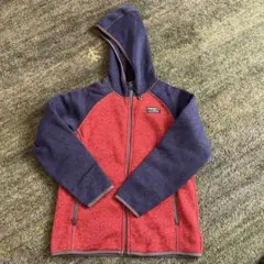 新品未使用　L.L.Bean フリースジャケット 赤/紺