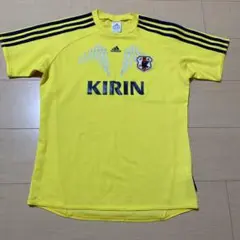 希少　adidas 日本代表 イエローシャツ　160