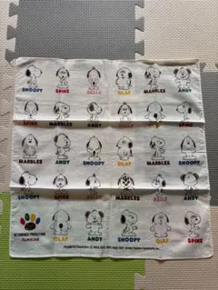 ファミリア　スヌーピー　デイジーヒルパピーズ　総柄　ハンカチ　平成レトロ　兄弟