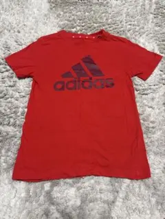 adidas レッド Tシャツ キッズ 150cm