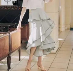 [美品]eimy istoire エイミーイストワール スカート フリル