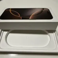 iPhone 16Pro 箱のみ　デザートチタニウム