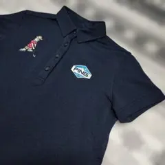 ピン　ポロシャツ　レディースSサイズのサムネイル