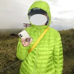 美品y2k old uniqlo ダウンジャケットパーカーアルパインダウン