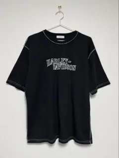 SONYUNARA ソニョナラ ハーレーダビッドソン ブラック プリントTシャツのサムネイル