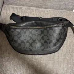 極美品 COACH C3765 シグネチャー ベルトバッグ ボディバッグ - メルカリ