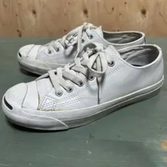 コンバース　ジャックパーセル　レザー　24.5 used
