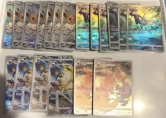 ポケモンカード　イーブイ、シャワーズ、サンダース、ブースターchr19枚セット