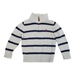 Polo Ralph Lauren キッズ ハーフジップ ニット ボーダー
