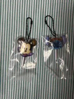 ディズニー カラフルキャンディチャーム ミッキー＆スティッチ