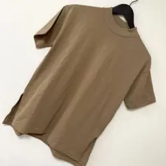 MUJI 無印良品　半袖トップス　チュニックシャツ　サイドスリット