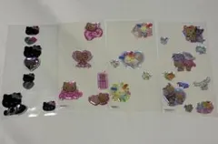 サンリオドロップゼリーシール　おすそ分け　キティ　ウサハナ