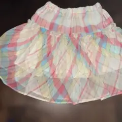 メゾピアノ カラフル　スカート120㎝