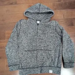GAP KIDS男児160cmフルジップパーカーグレー系
