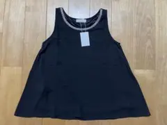【未使用品】anySiS ノースリーブ ビジュー付き レディース サイズ2