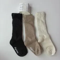 digreen ベビーソックス 3足セット リブ編み　韓国子供服