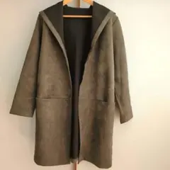 Natural　Mist　オリーブグリーン　コーディガン　ロング丈