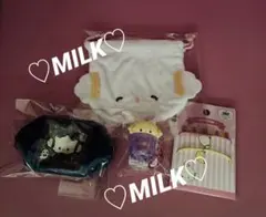 신품 미개봉 こぎみゅん グッズ 4点セット ポーチ 巾着 キーホルダー ヘアゴム