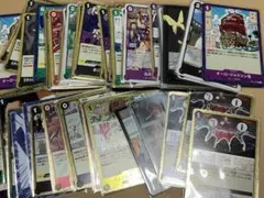ワンピースカードゲーム まとめ売り　ノーマルカード　80枚以上　R SR 含むのサムネイル