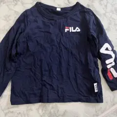 FILA キッズ 長袖カットソー ネイビー 95サイズ