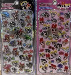 正規品　プチドロップステッカー　パワーパフガールズ　パワパフ　プチドロ