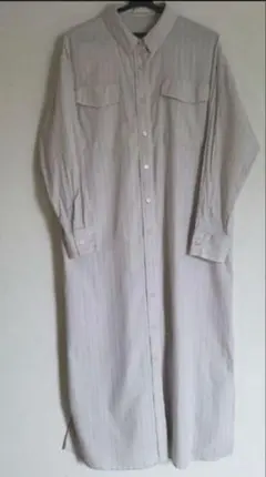 アースミュージック&エコロジー　ロングシャツワンピース