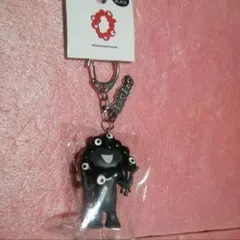 黒ミャクミャク PVC 立体 キーホルダー　キーチェーン　新品 ブラック