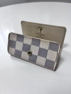Louis Vuitton ホワイトダミエ柄キーケース　綺麗