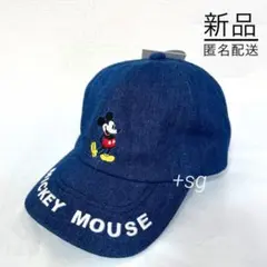新品タグ付★TDR限定品★キャップ★ミッキーマウス★デニム地★キッズサイズ