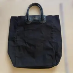 【新品未使用】YOUNG & OLSEN キャンバストートバッグ ブラック