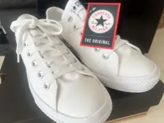 コンバースオールスター　25.0 ホワイト　ALL STAR LIGHT OX