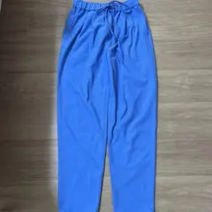 GREEN LABEL RELAXING ブルーテーパードパンツ