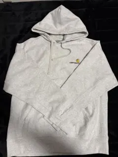 Carhartt グレー フード付きパーカー