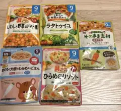 ベビーフードセット ９か月 wakodo キューピー 5点セット